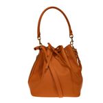 Bolsa-Saint-Laurent-Emmanuelle-Bucket-Couro-Laranja