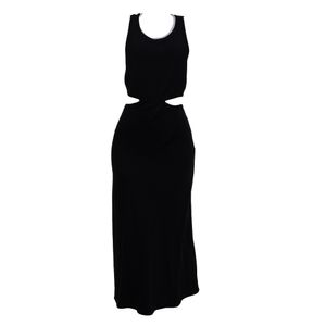 Vestido Cris Barros Recortes Preto