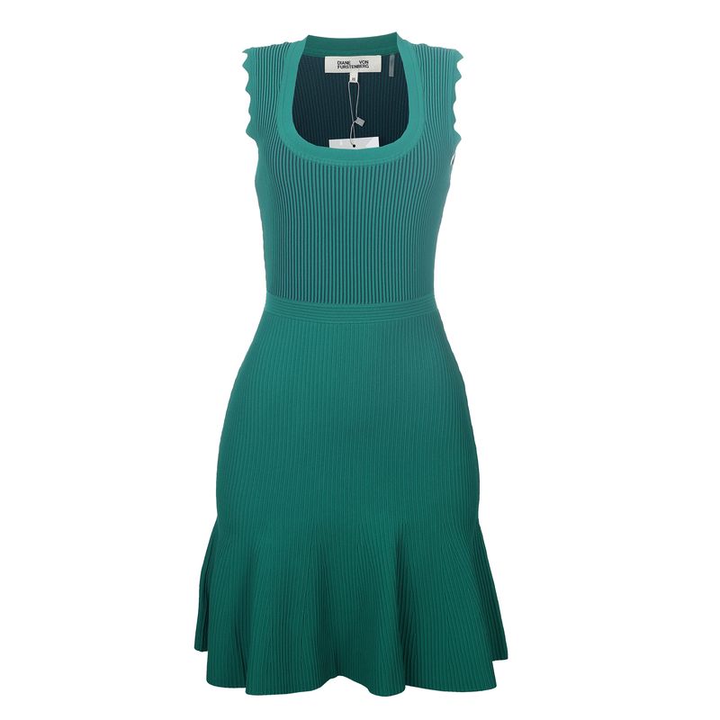 Vestido-Diane-Von-Furstenberg-Azul-e-Verde-