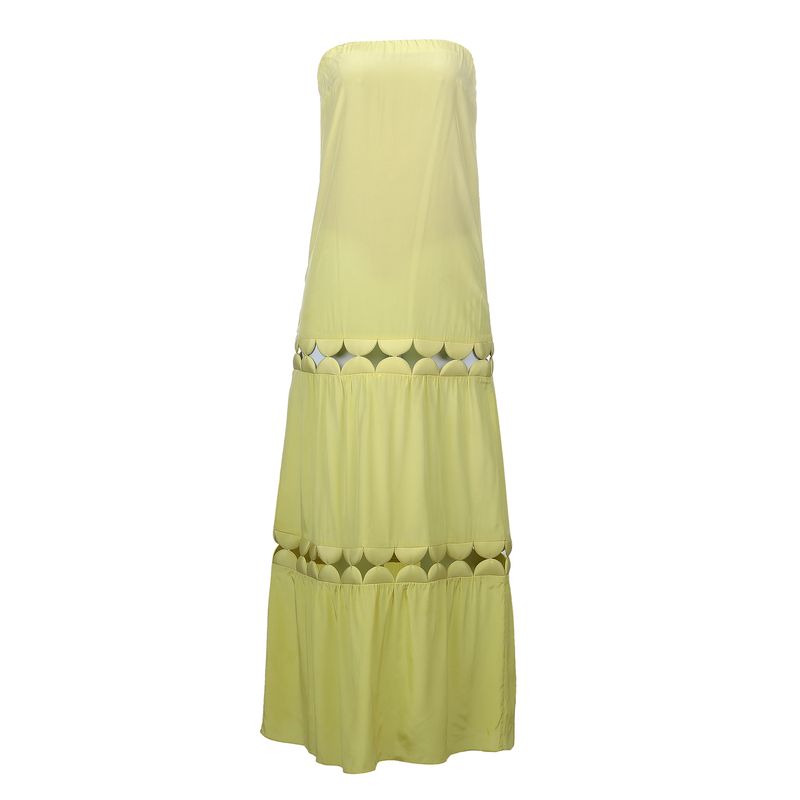 Vestido-Adriana-Degreas-Seda-Amarelo