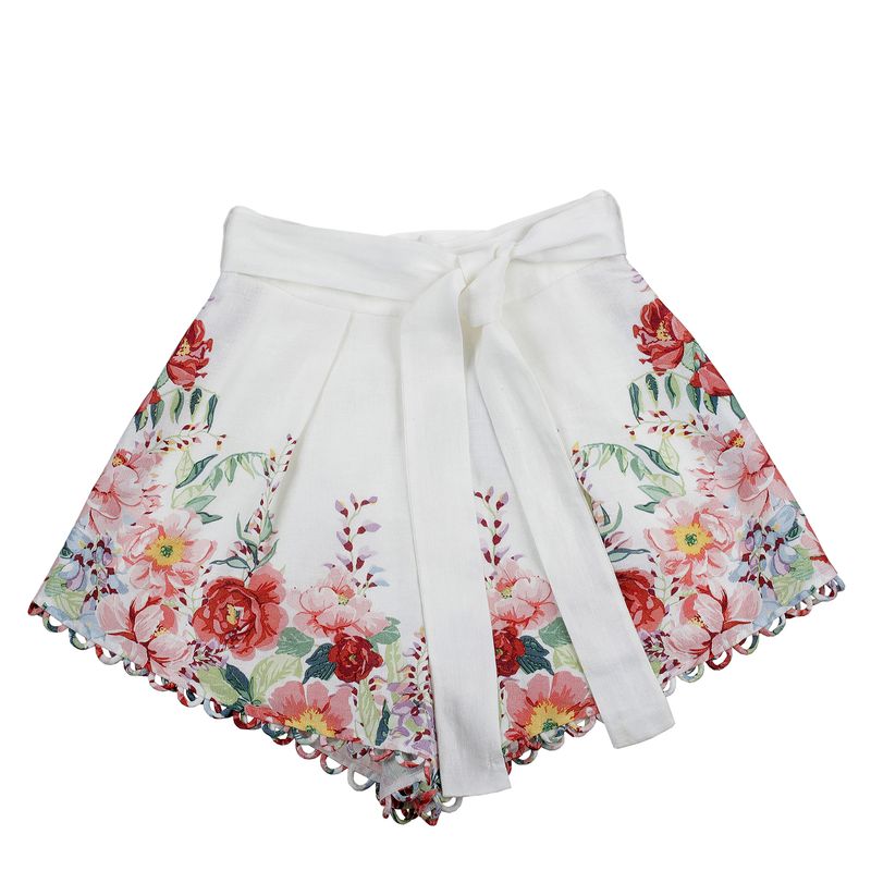 Short-Zimmermann-Estampa-Floral-Branco