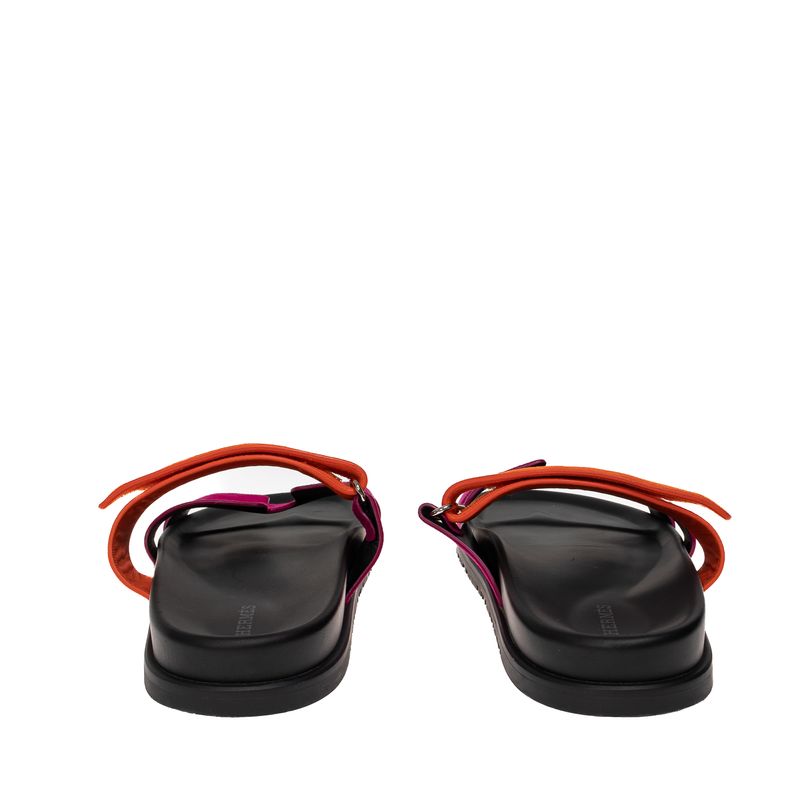 Rasteira-Hermes-Chypre-Rosa-e-Laranja
