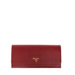 Carteira-Prada-Com-Alca-Saffiano-Vermelho-