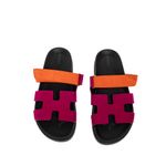 Rasteira-Hermes-Chypre-Rosa-e-Laranja