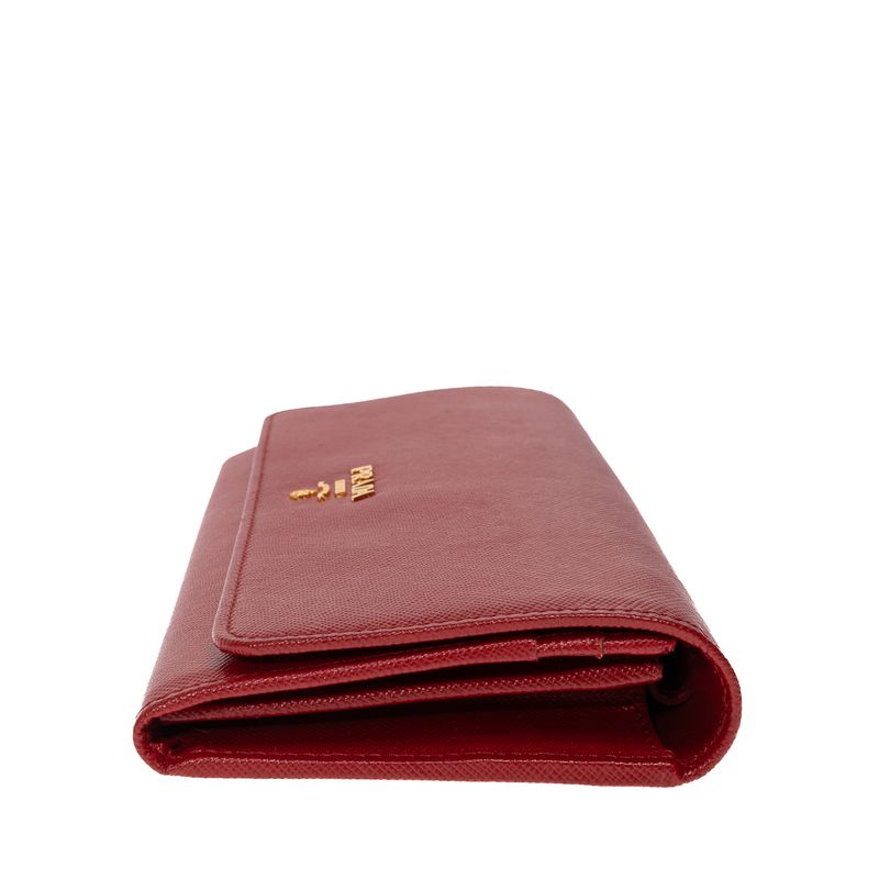 Carteira-Prada-Com-Alca-Saffiano-Vermelho-