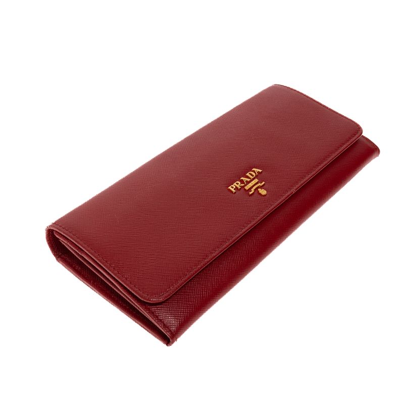 Carteira-Prada-Com-Alca-Saffiano-Vermelho-