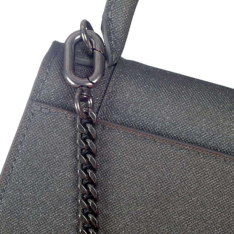 Bolsa-Balenciaga-Mini-Hourglass-Prateada-
