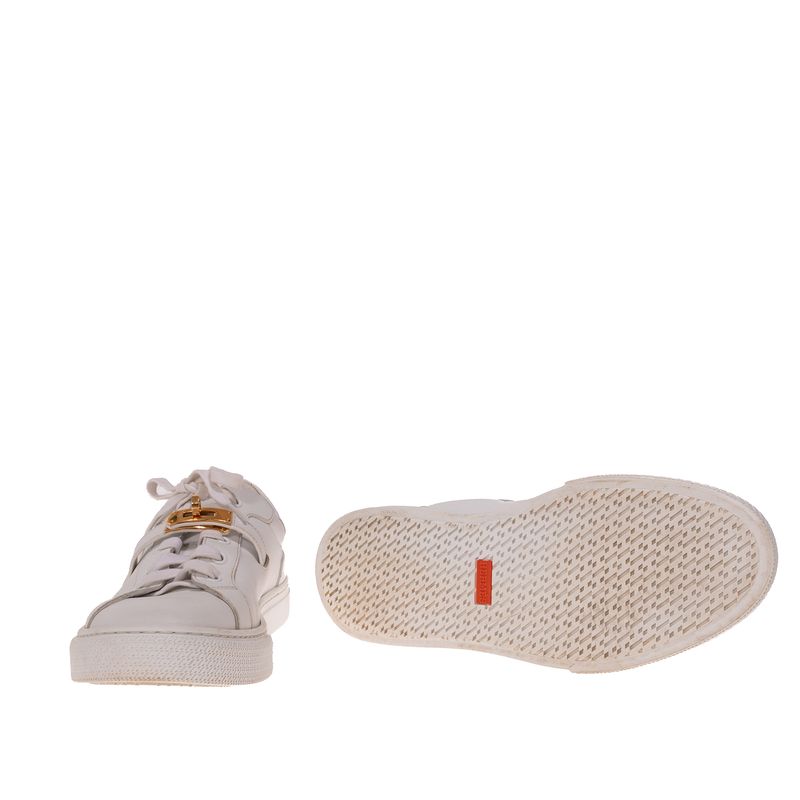 Tenis-Hermes-Day-Branco-Ferragem-Dourada