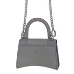 Bolsa-Balenciaga-Mini-Hourglass-Prateada-