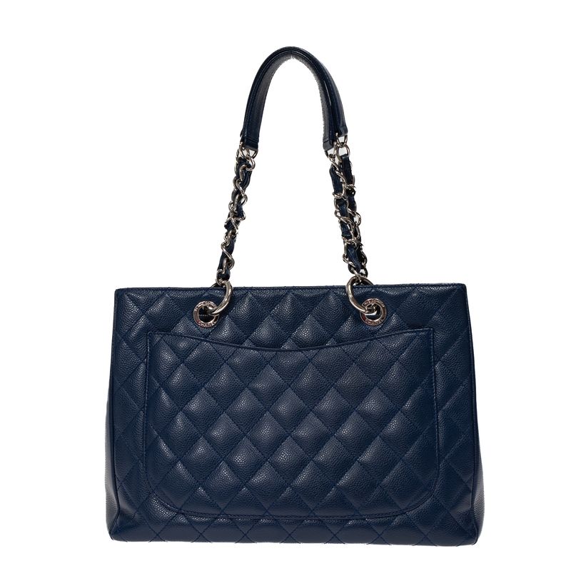 Bolsa-Chanel-Shopper-Caviar-Azul