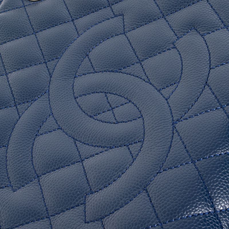 Bolsa-Chanel-Shopper-Caviar-Azul