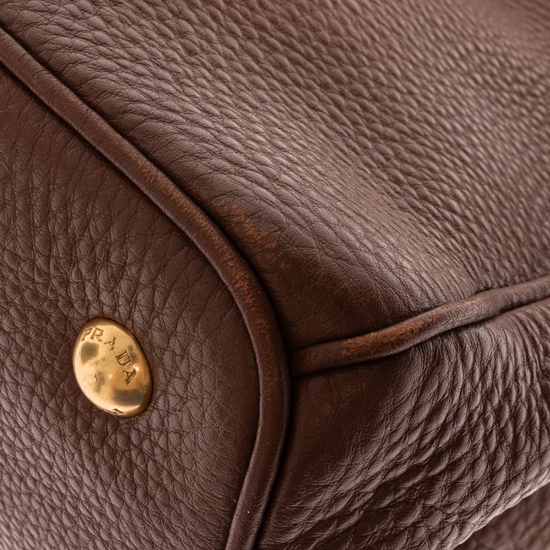 Bolsa-Prada-Tote-Couro-Marrom-
