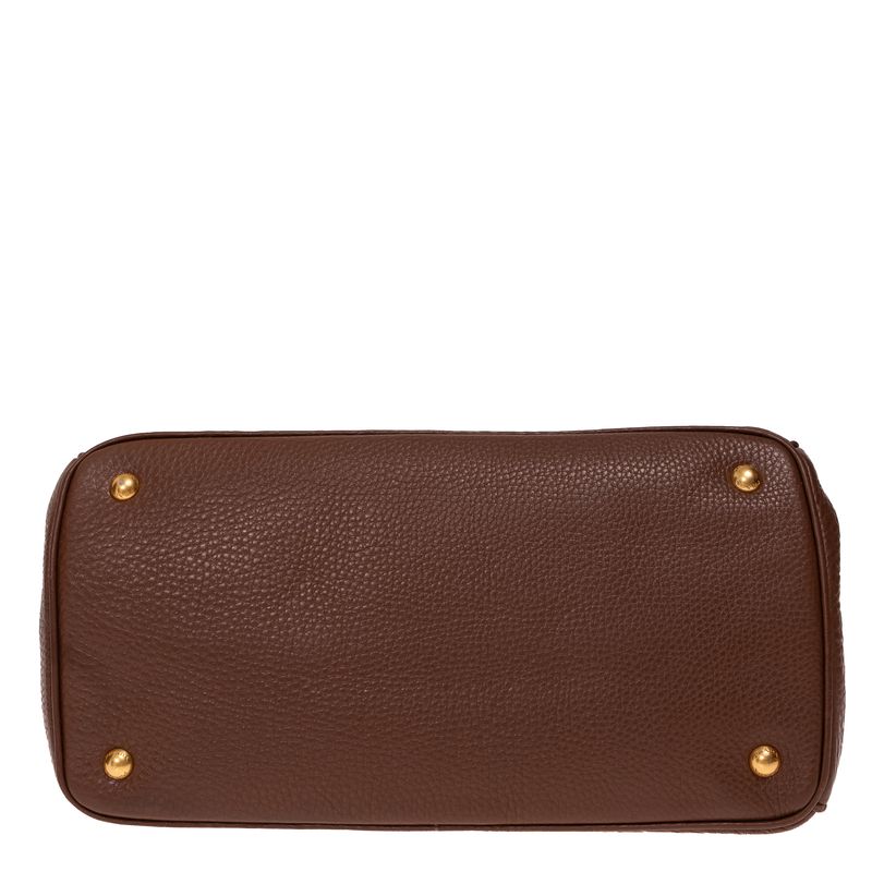 Bolsa-Prada-Tote-Couro-Marrom-