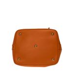 Bolsa-Saint-Laurent-Emmanuelle-Bucket-Couro-Laranja