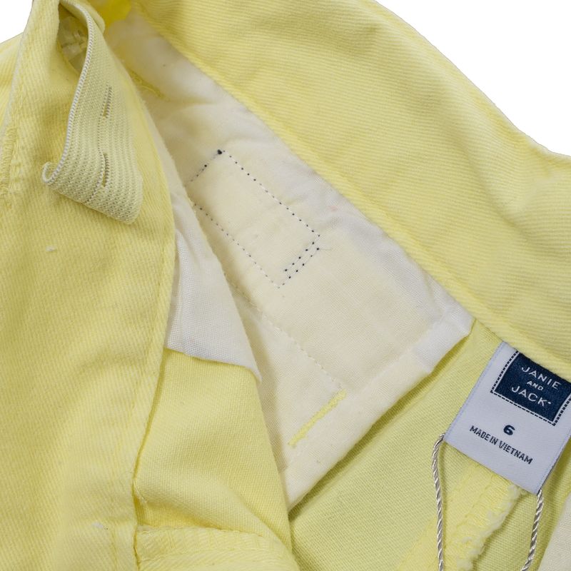 Bermuda-Janie-and-Jack-Infantil-Amarelo-Neon
