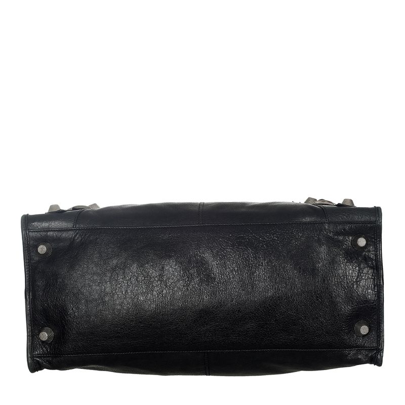 Bolsa-Balenciaga-Motocross-Couro-Preta