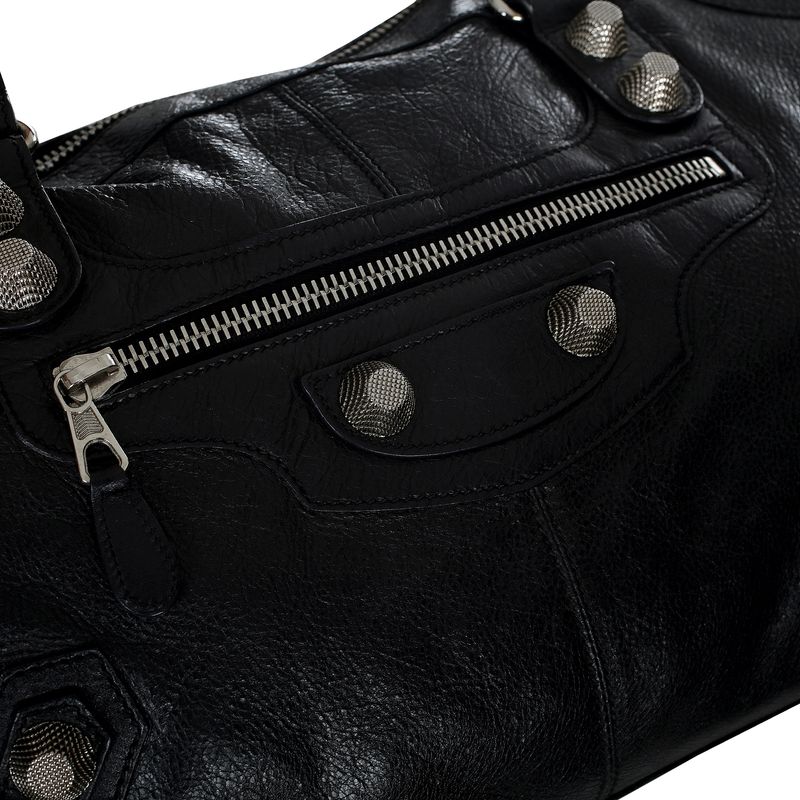 Bolsa-Balenciaga-Motocross-Couro-Preta
