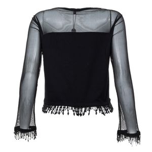 Blusa Bobô Miçangas Preta