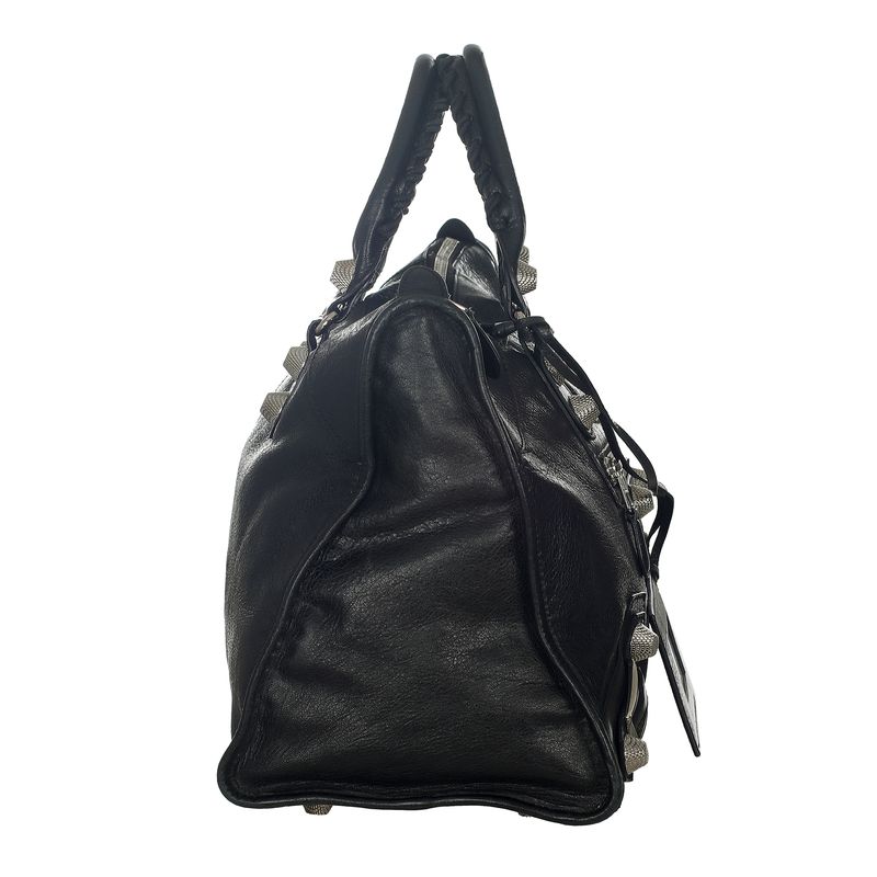 Bolsa-Balenciaga-Motocross-Couro-Preta