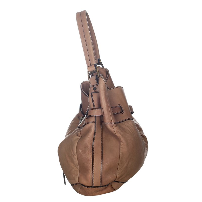 Bolsa-Burberry-Easton-Belted-Hobo-Bege