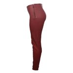 Calca-Cris-Barros-Couro-Vermelho-Skinny-