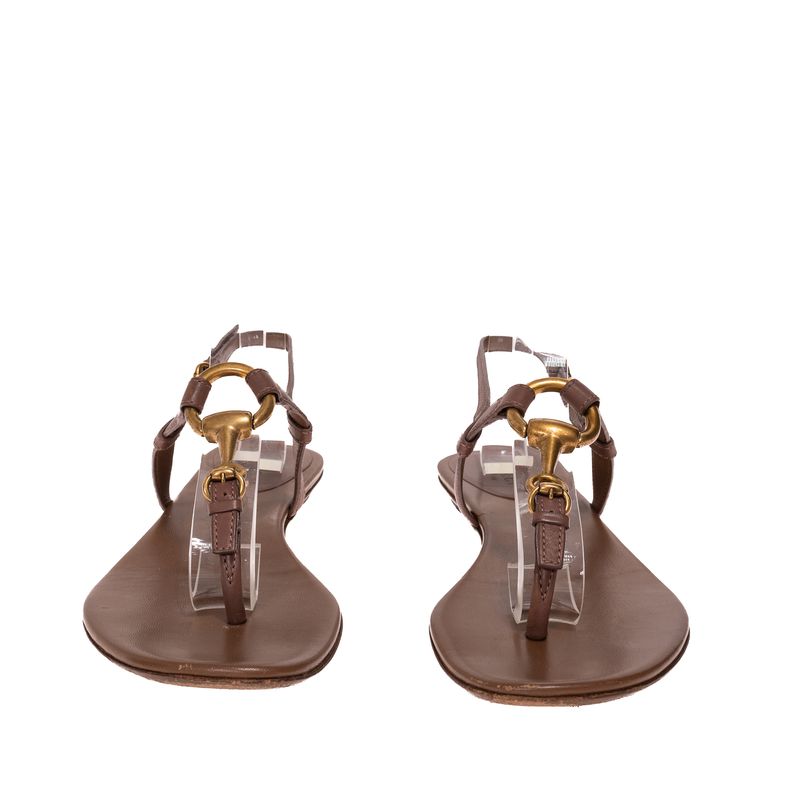 Rasteira-Gucci-Couro-Bege