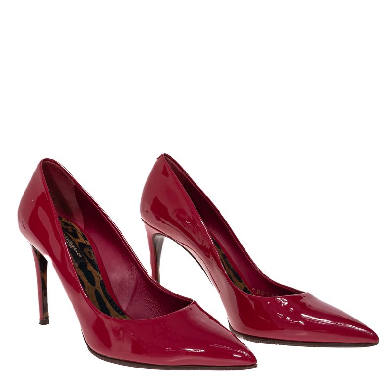 Scarpin-Dolce---Gabbana-Verniz-Rosa