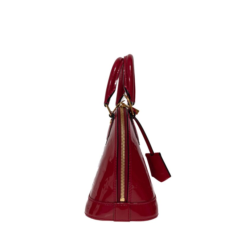 Bolsa-Louis-Vuitton-Alma-Verniz-Rosa