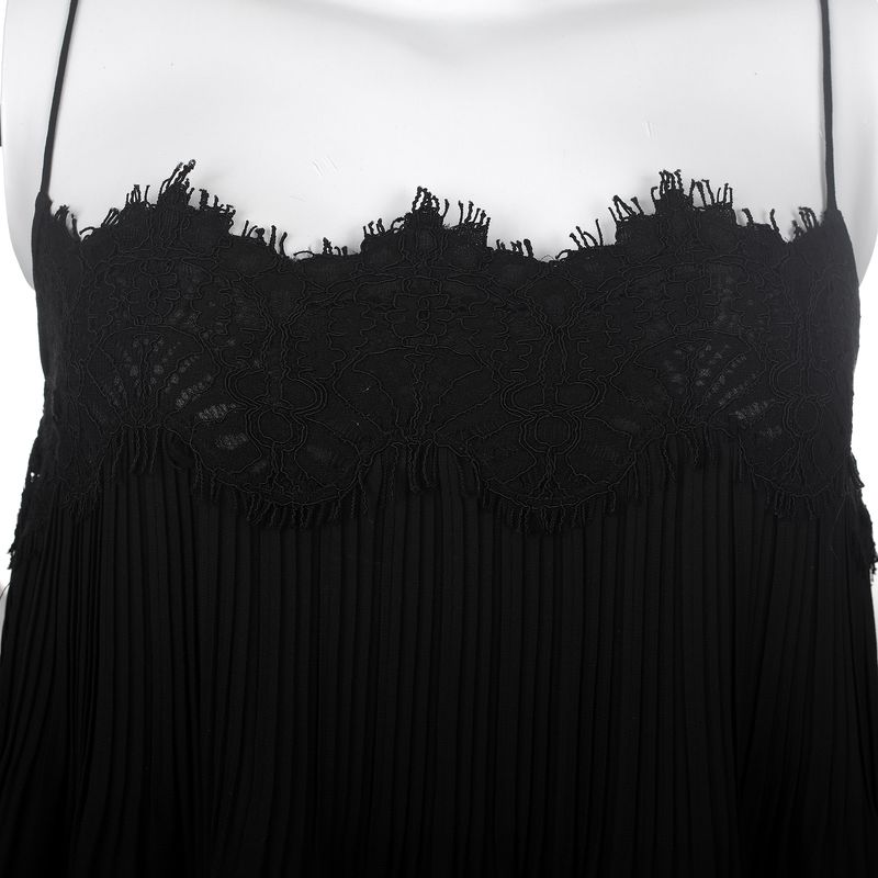 Vestido-Massimo-Dutti-Plissado-Preto