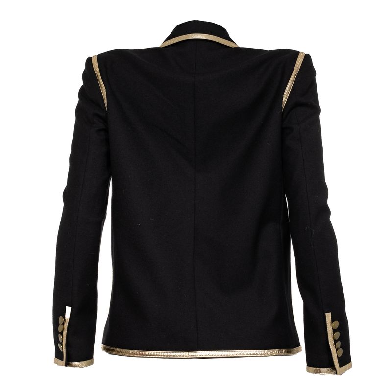 Blazer-Saint-Laurent-La-Preto-e-Dourado