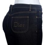 Calca-Jeans-Christian-Dior-Azul-Marinho-