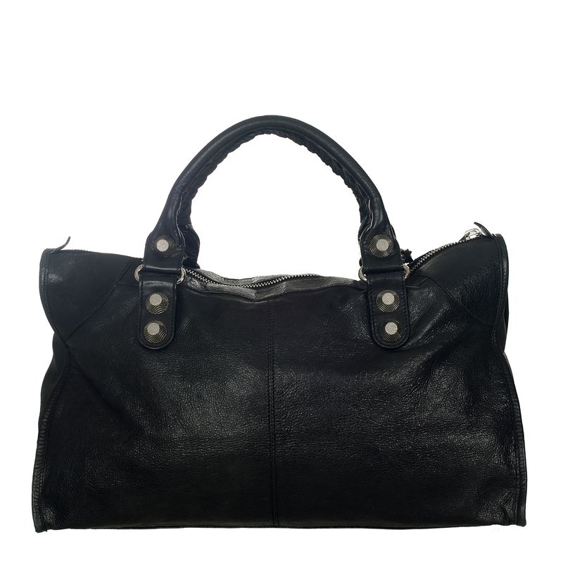 Bolsa-Balenciaga-Motocross-Couro-Preta