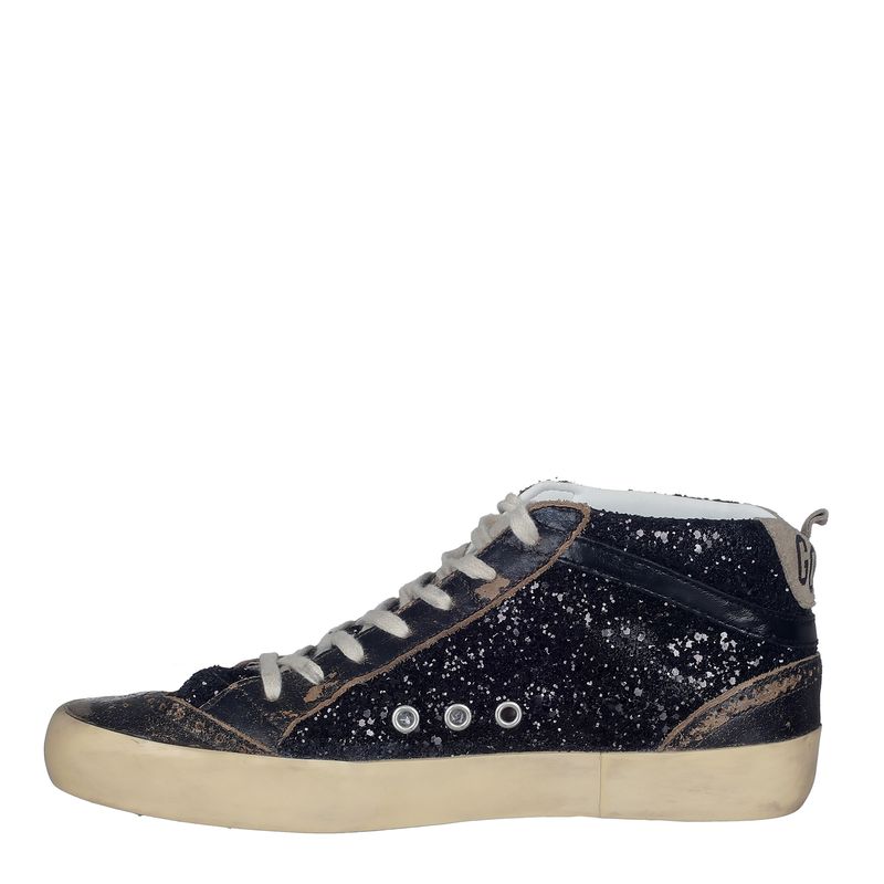 Tenis-Golden-Goose-Midstar-Glitter-Preto-