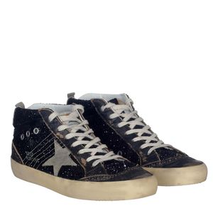 Tênis Golden Goose Midstar Glitter Preto