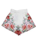 Short-Zimmermann-Estampa-Floral-Branco