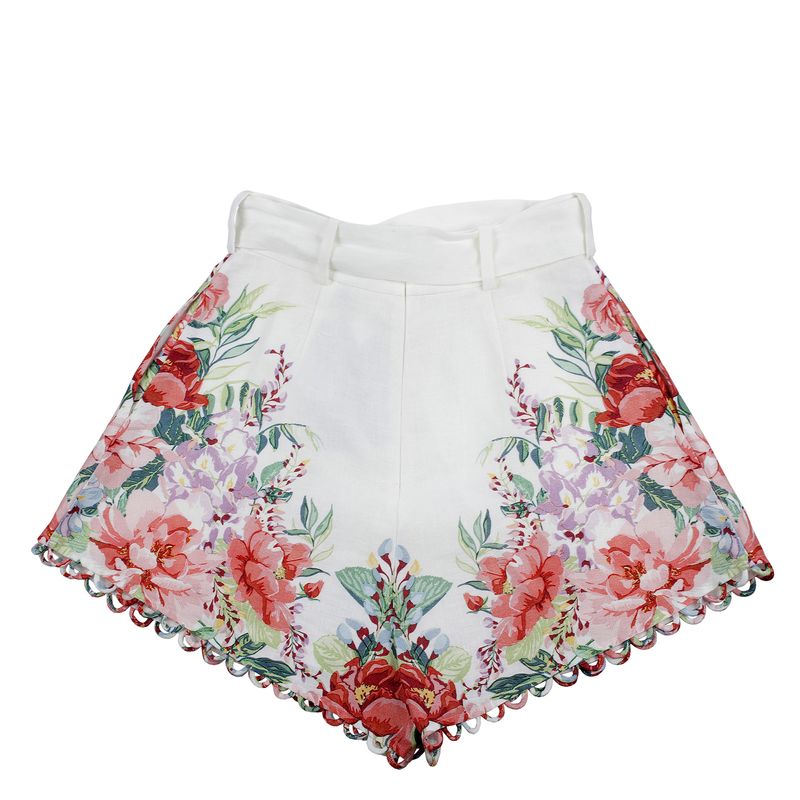 Short-Zimmermann-Estampa-Floral-Branco