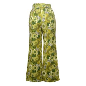 Calça Allmost Vintage Leafy Verde