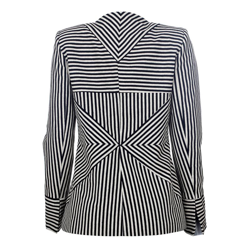 Blazer-Allmost-Vintage-Streifen-Listrado