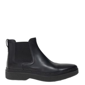 Bota Tod's Chelsea Couro Preta