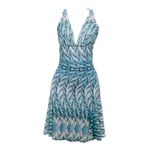 Vestido-Roberto-Cavalli-Malha-Estampa-Azul