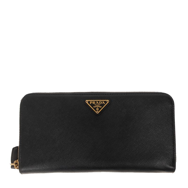 Carteira-Prada-Saffiano-Preta