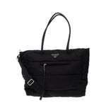Bolsa-Prada-Tessuto-Puffer-Preta