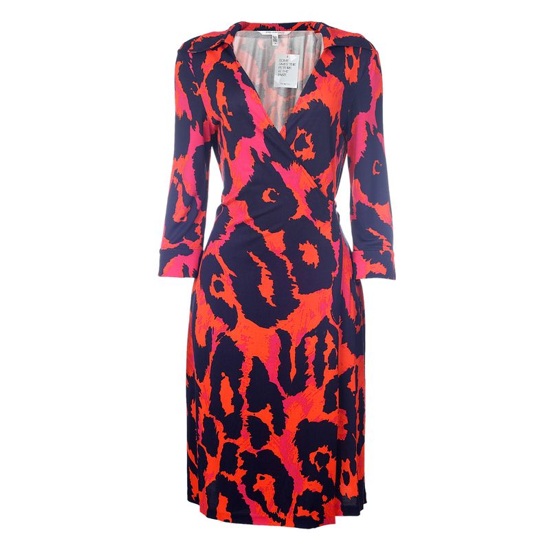 Vestido-Diane-Von-Furstenberg-Vermelho-e-Rosa