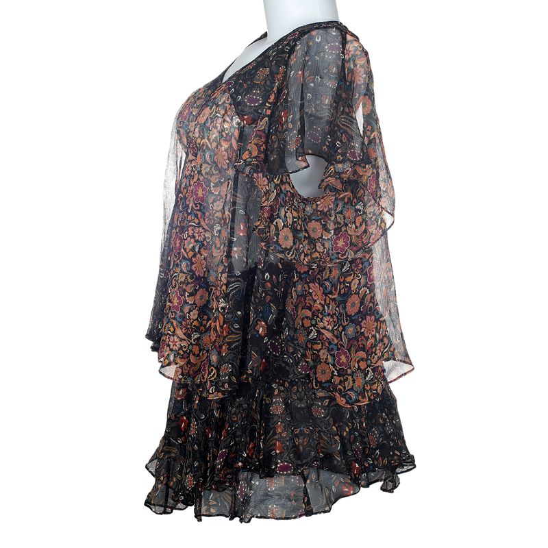 Conjunto-Isabel-Marant-Preto-Estampa-Floral-