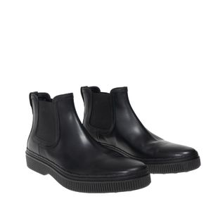 Bota Tod's Chelsea Couro Preta