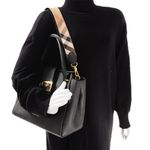 Bolsa-Burberry-Fivela-Couro-Preto