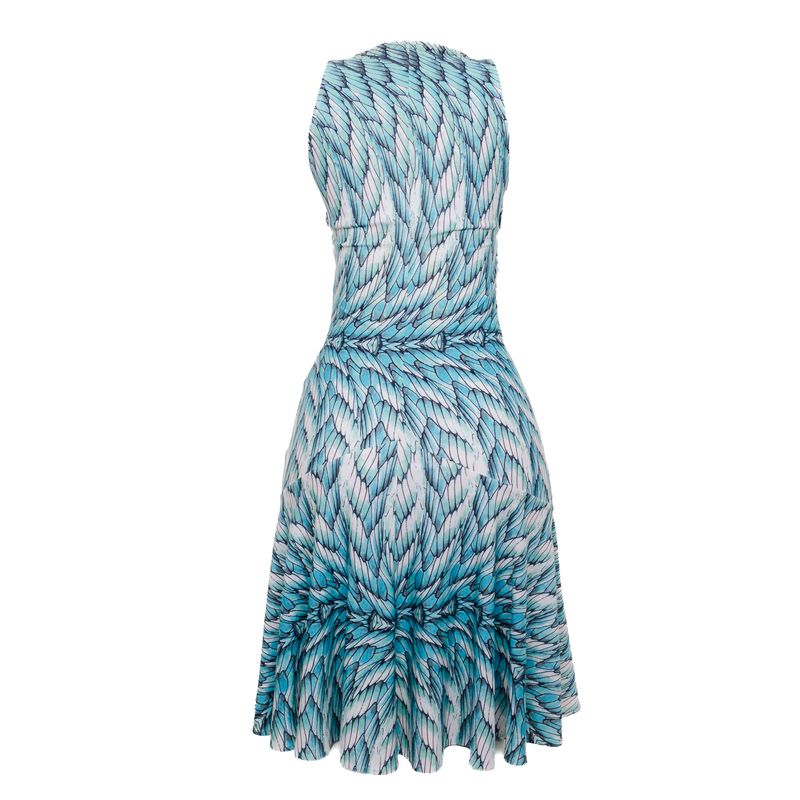 Vestido-Roberto-Cavalli-Malha-Estampa-Azul