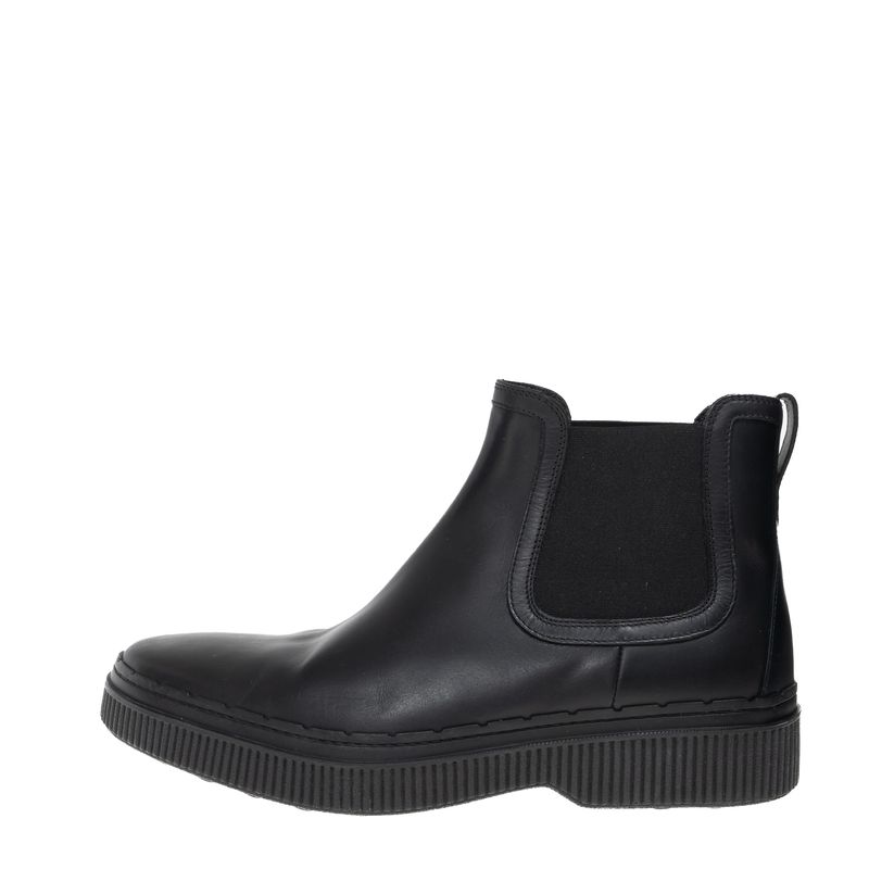 Bota-Tod-s-Chelsea-Couro-Preta