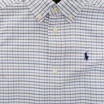 Camisa-Ralph-Lauren-Infantil-Algodao-Xadrez-Branca-e-Azul