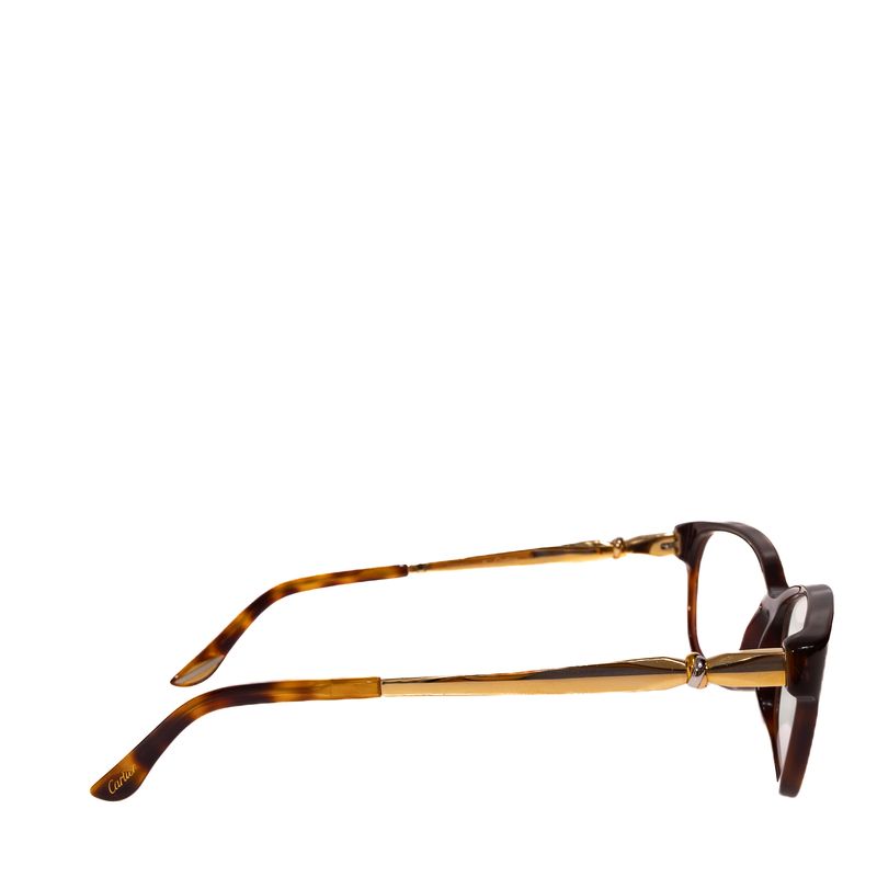 Oculos-Cartier-Trinity-Dourado-e-Tartaruga